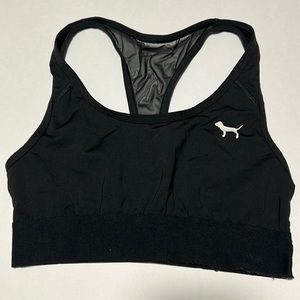PINK Victoria's Secret Sports Bra Black  | Size: S